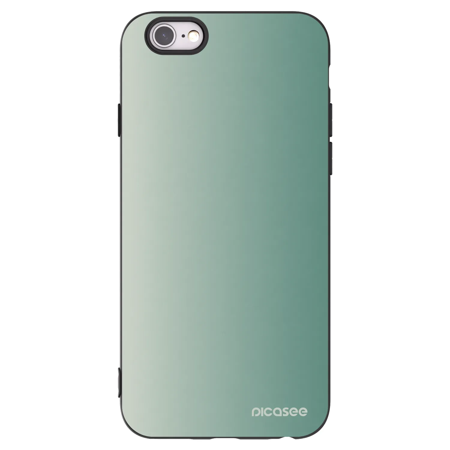 Picasee fekete szilikon tok az alábbi mobiltelefonokra Apple iPhone 6/6S - Misty Sage