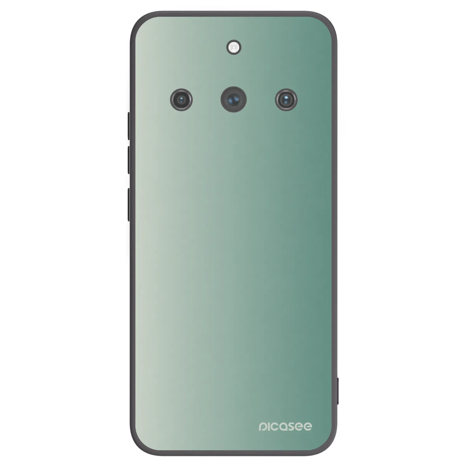 Picasee fekete szilikon tok az alábbi mobiltelefonokra Realme 11 Pro+ - Misty Sage
