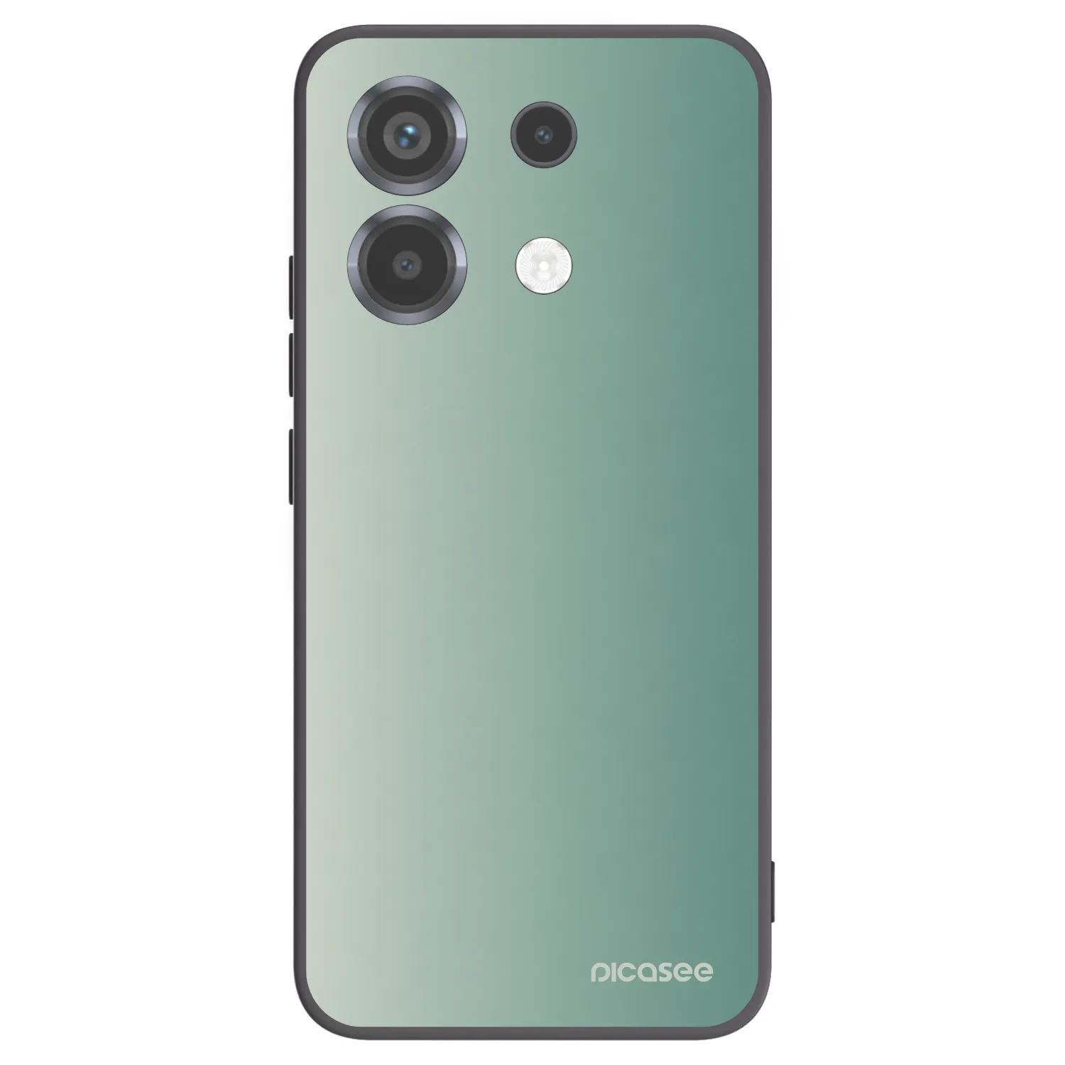Picasee fekete szilikon tok az alábbi mobiltelefonokra Xiaomi Poco X6 - Misty Sage