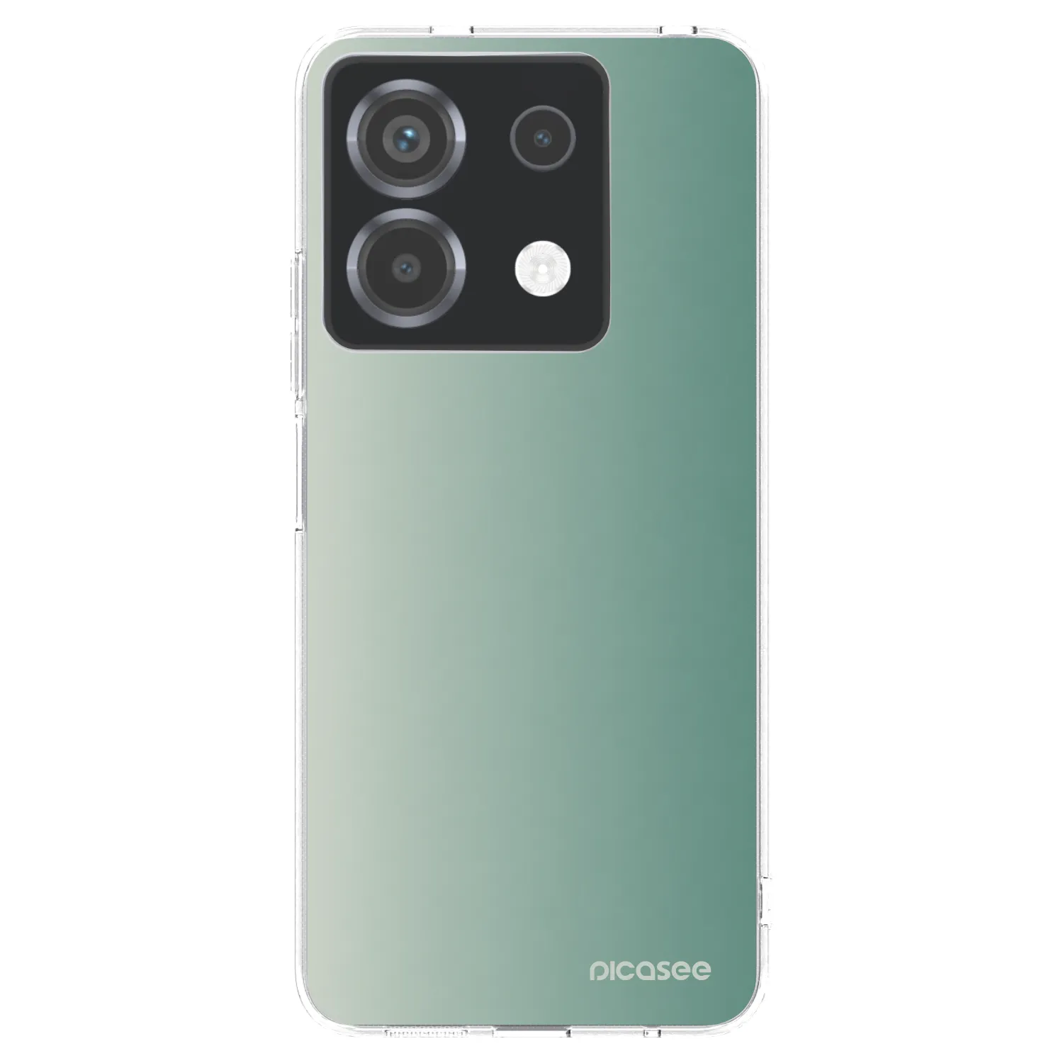 Picasee átlátszó szilikon tok az alábbi mobiltelefonokra Xiaomi Poco X6 - Misty Sage