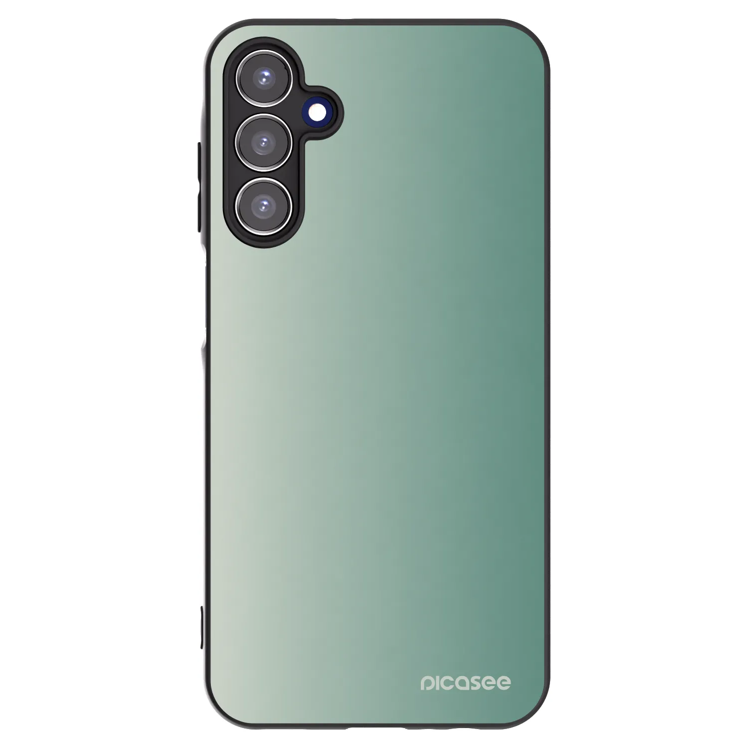 Picasee fekete szilikon tok az alábbi mobiltelefonokra Samsung Galaxy A15 A155F 4G - Misty Sage