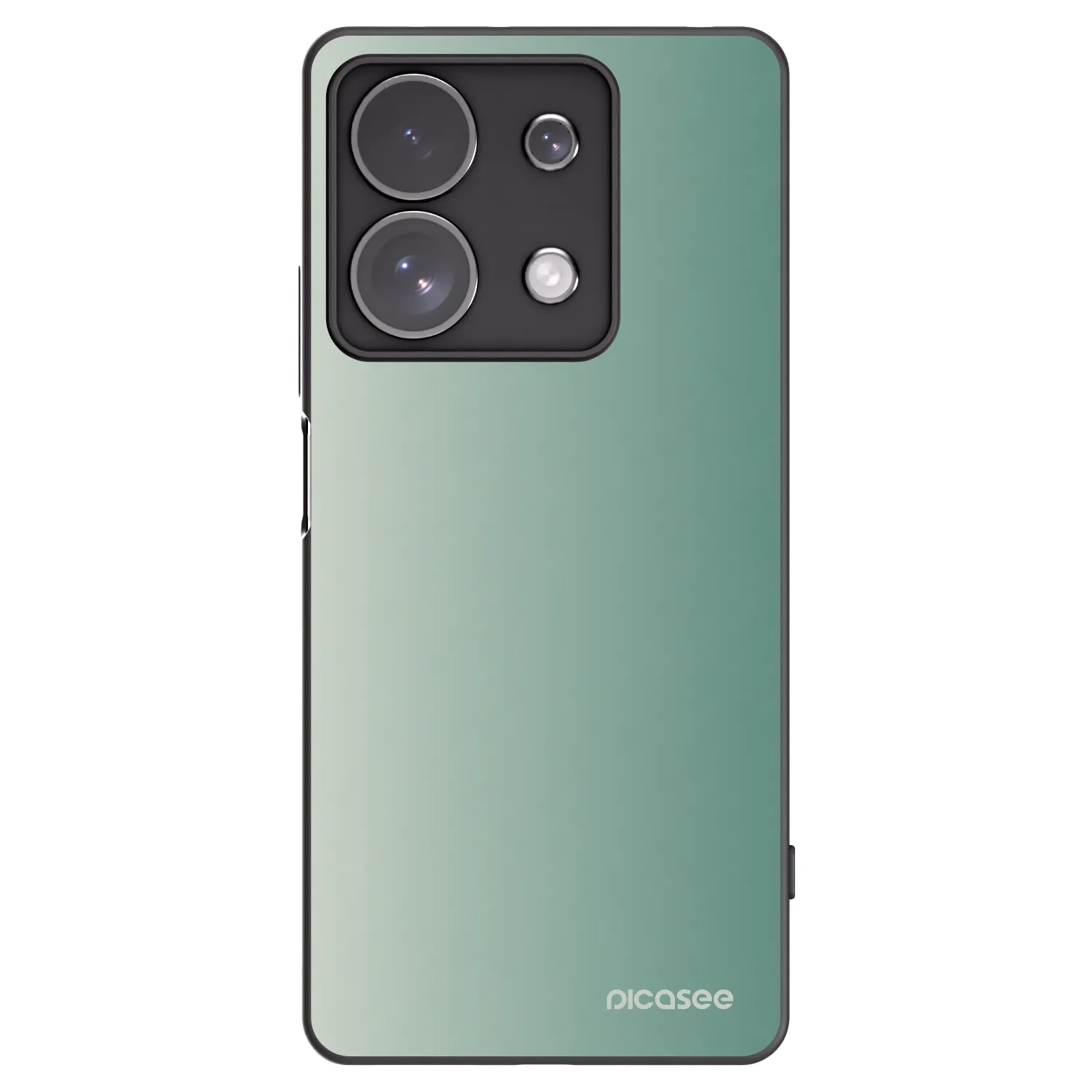 Picasee fekete szilikon tok az alábbi mobiltelefonokra Xiaomi Redmi Note 13 Pro 4G - Misty Sage