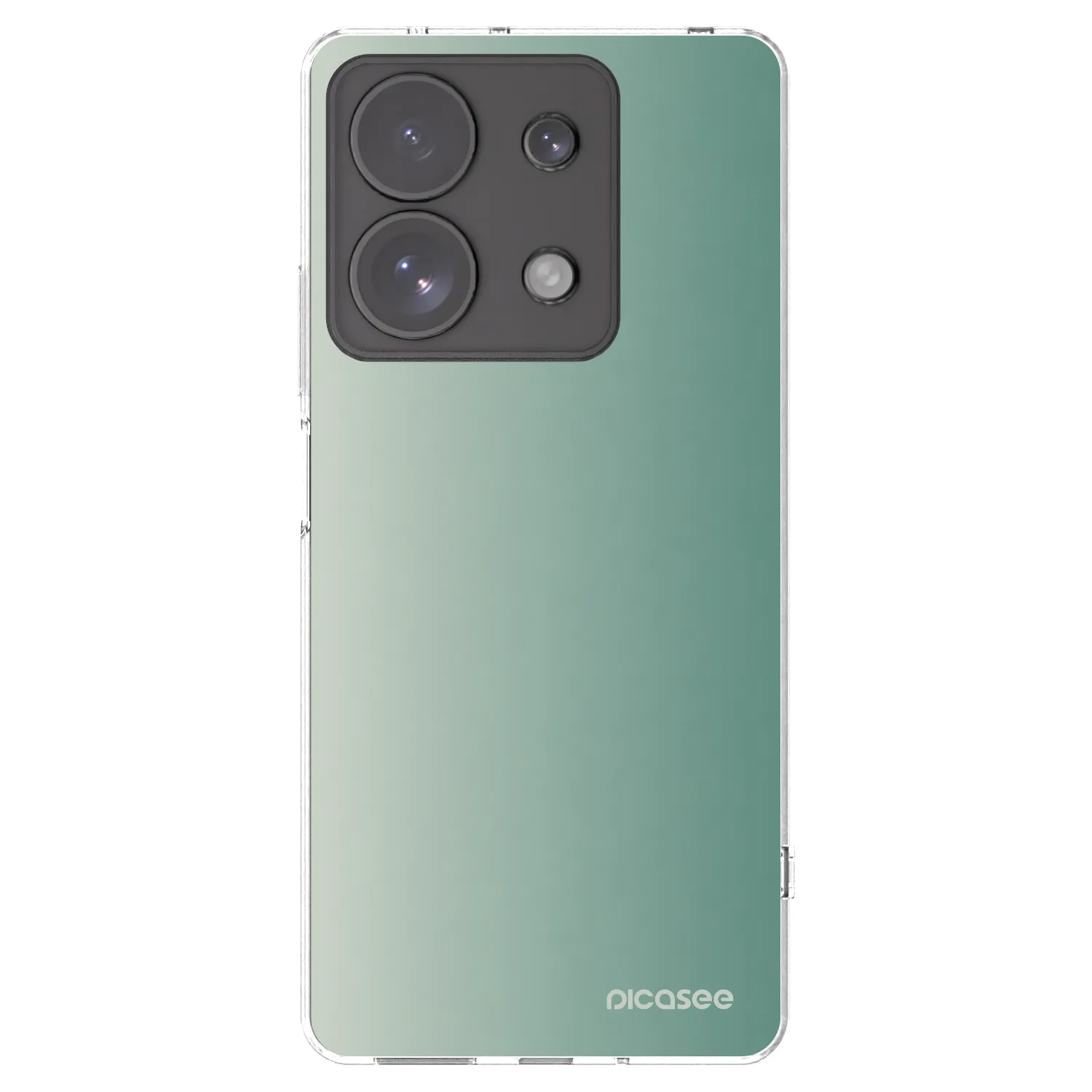 Picasee átlátszó szilikon tok az alábbi mobiltelefonokra Xiaomi Redmi Note 13 Pro 4G - Misty Sage