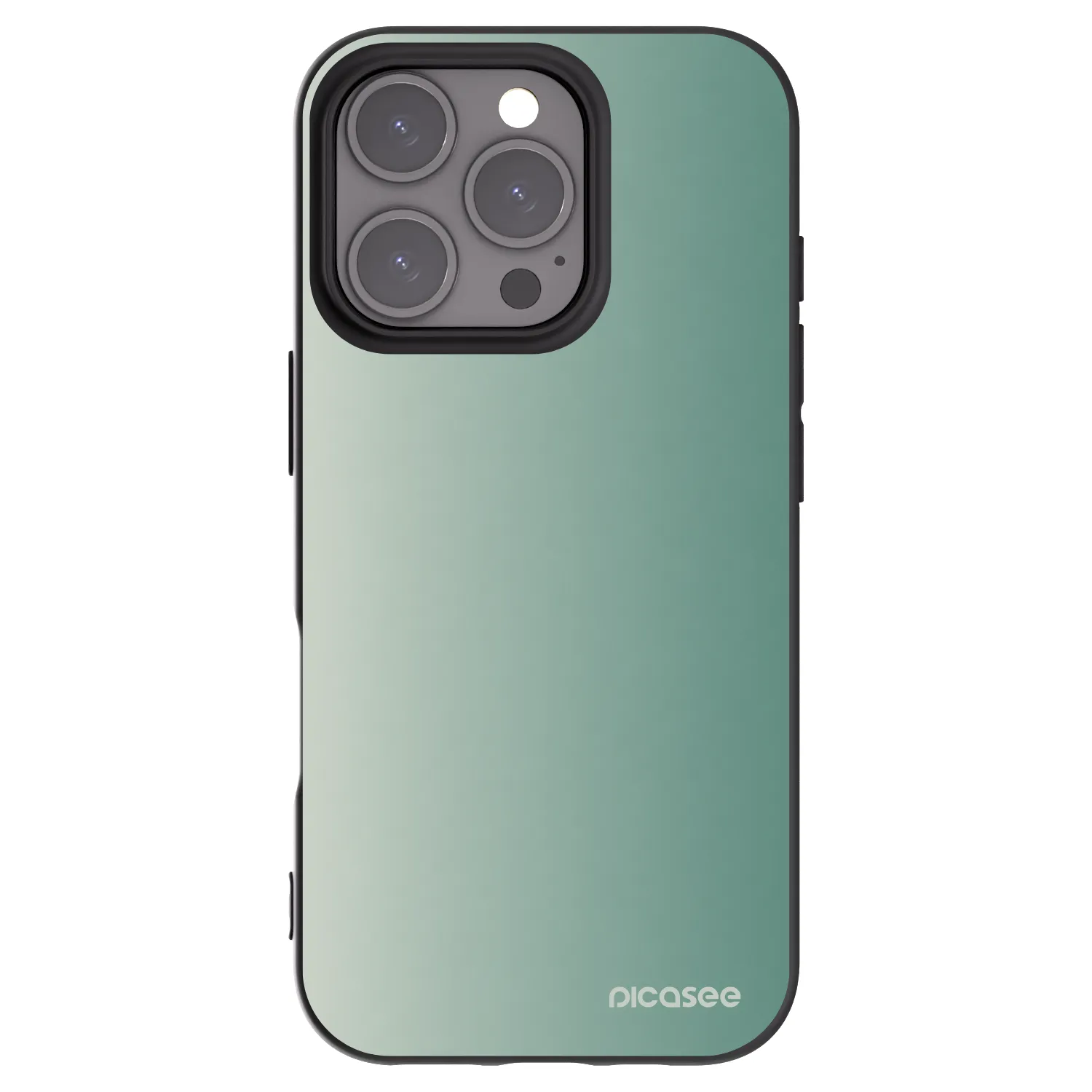 Picasee fekete szilikon tok az alábbi mobiltelefonokra Apple iPhone 16 Pro - Misty Sage
