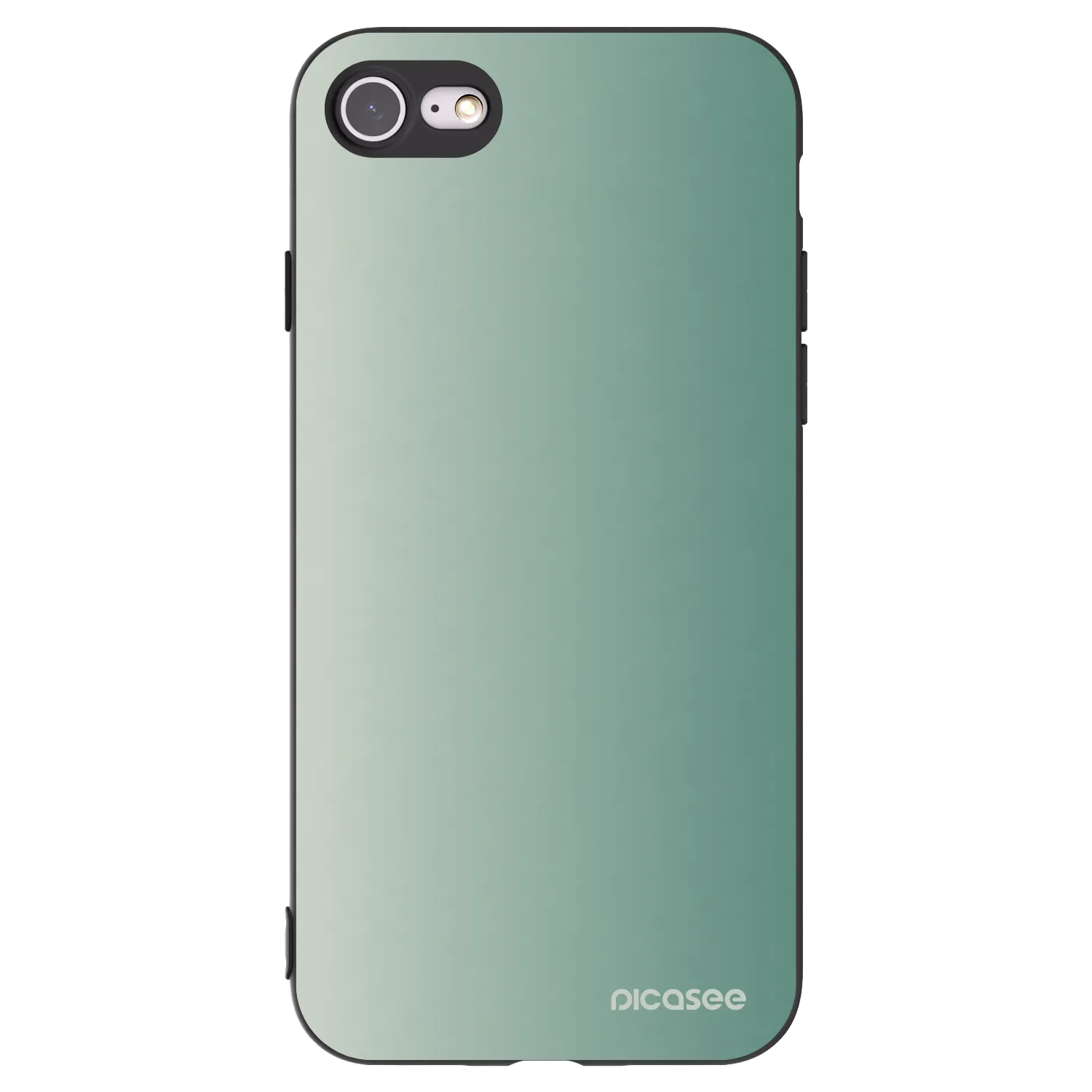 Picasee fekete szilikon tok az alábbi mobiltelefonokra Apple iPhone 8 - Misty Sage