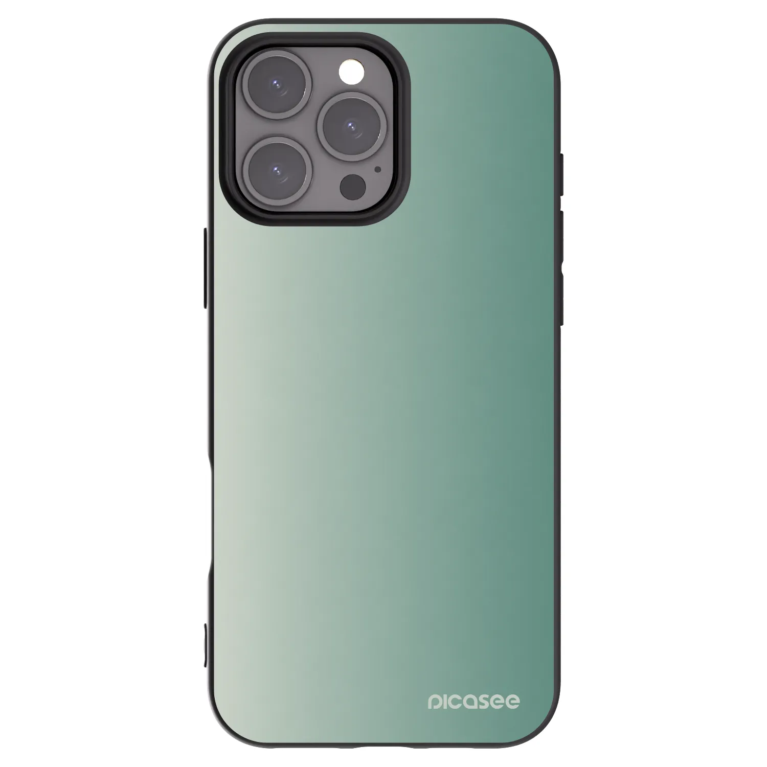 Picasee fekete szilikon tok az alábbi mobiltelefonokra Apple iPhone 16 Pro Max - Misty Sage