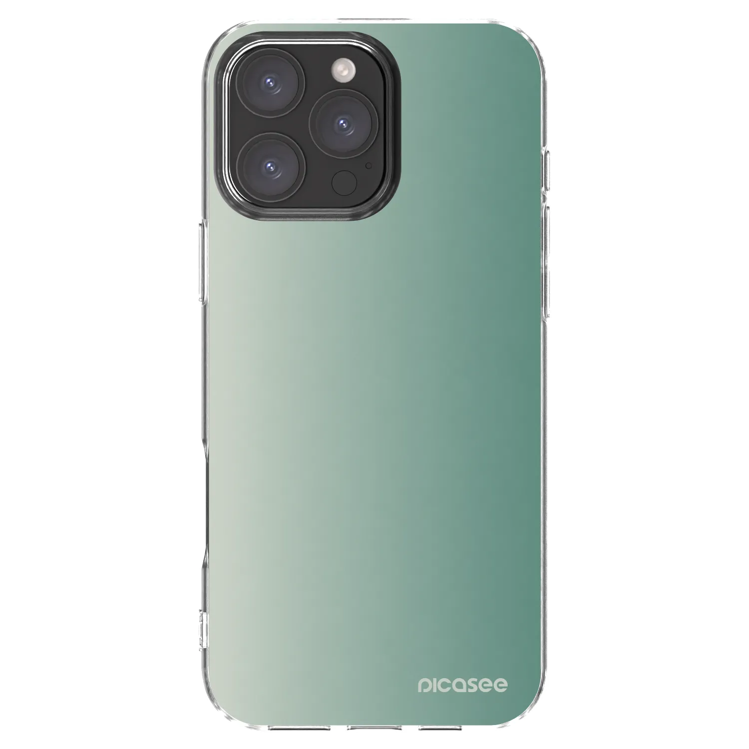 Picasee átlátszó szilikon tok az alábbi mobiltelefonokra Apple iPhone 16 Pro Max - Misty Sage
