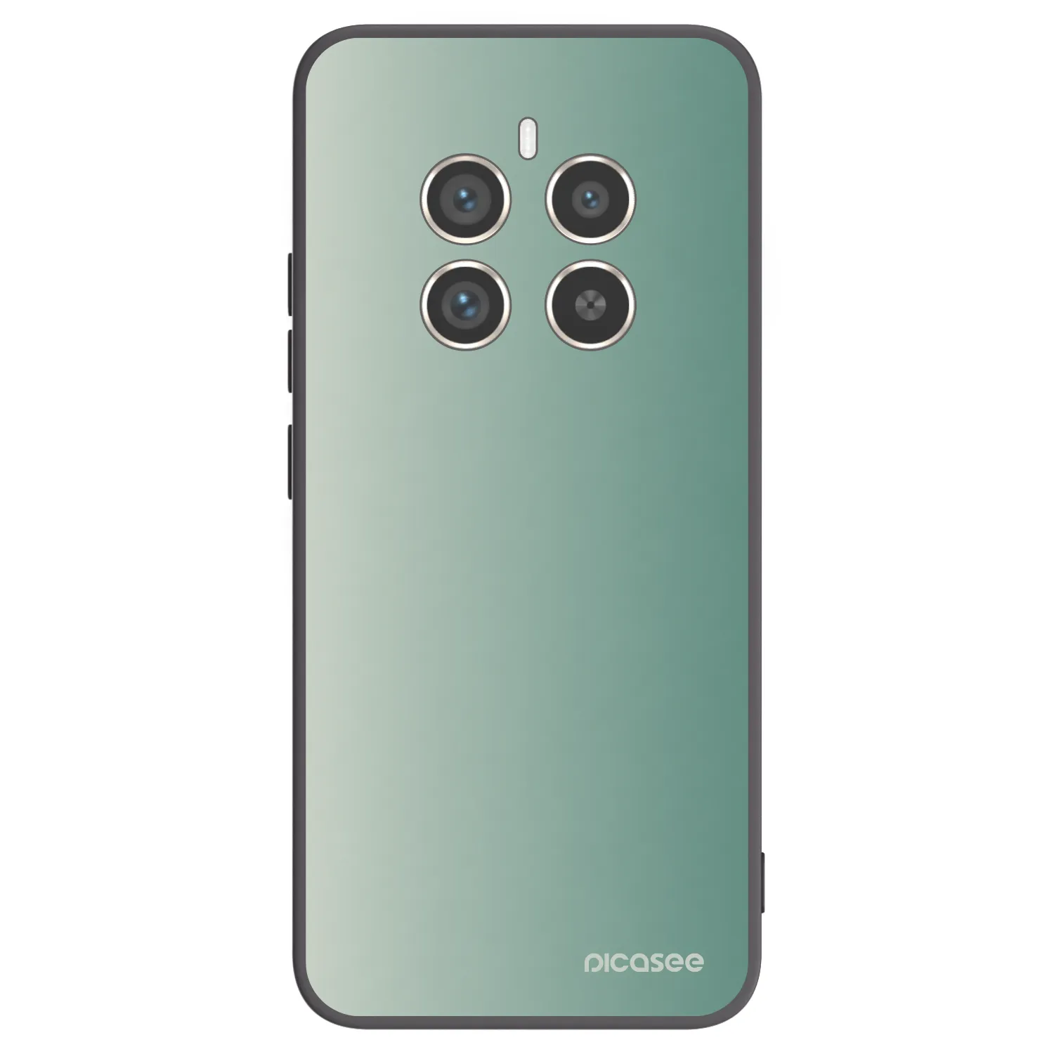 Picasee fekete szilikon tok az alábbi mobiltelefonokra Realme 12 Pro 5G - Misty Sage