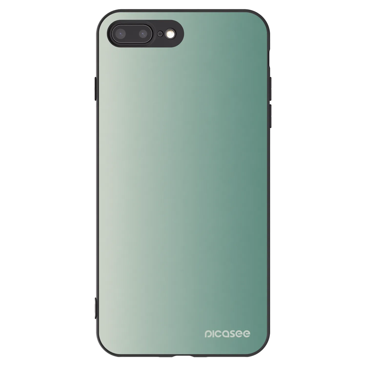 Picasee fekete szilikon tok az alábbi mobiltelefonokra Apple iPhone 7 Plus - Misty Sage