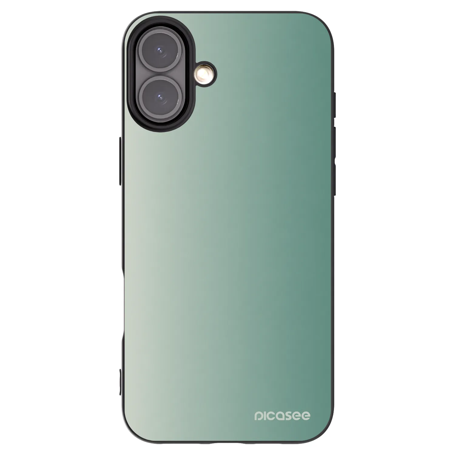 Picasee fekete szilikon tok az alábbi mobiltelefonokra Apple iPhone 16 Plus - Misty Sage
