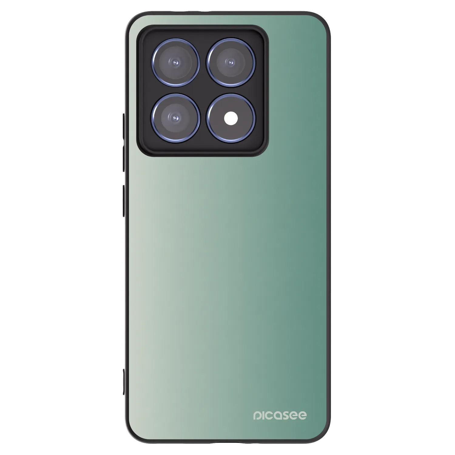 Picasee fekete szilikon tok az alábbi mobiltelefonokra Xiaomi 14T Pro - Misty Sage