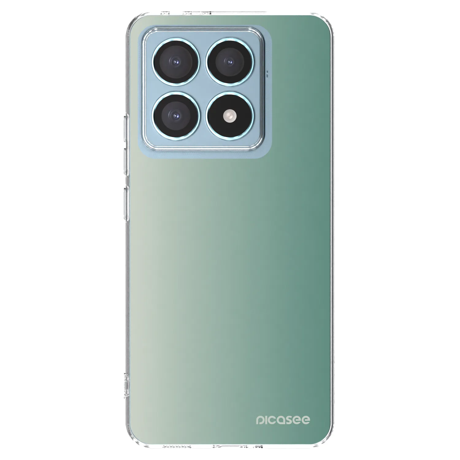 Picasee átlátszó szilikon tok az alábbi mobiltelefonokra Xiaomi 14T Pro - Misty Sage