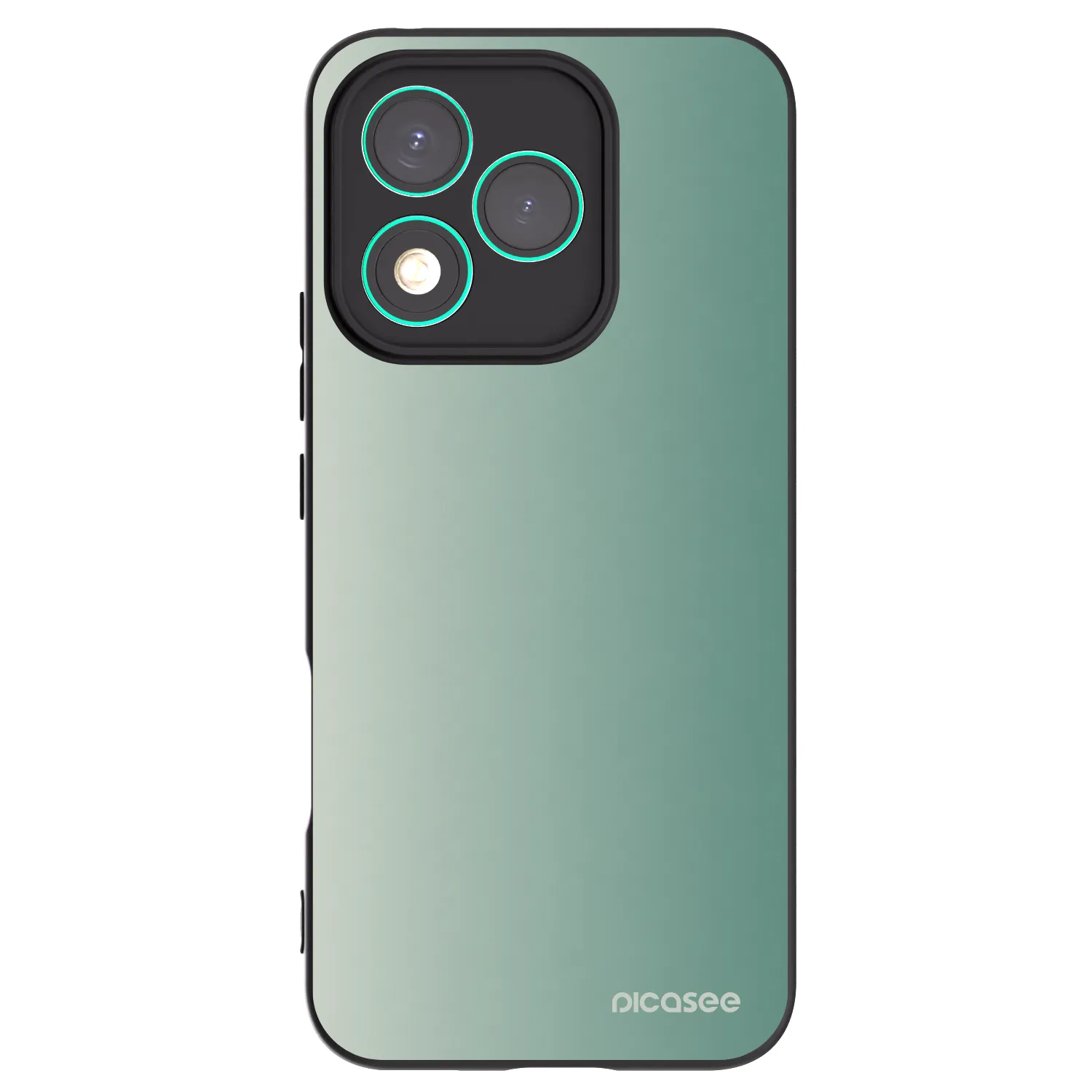 Picasee fekete szilikon tok az alábbi mobiltelefonokra Honor 400 Lite 5G - Misty Sage
