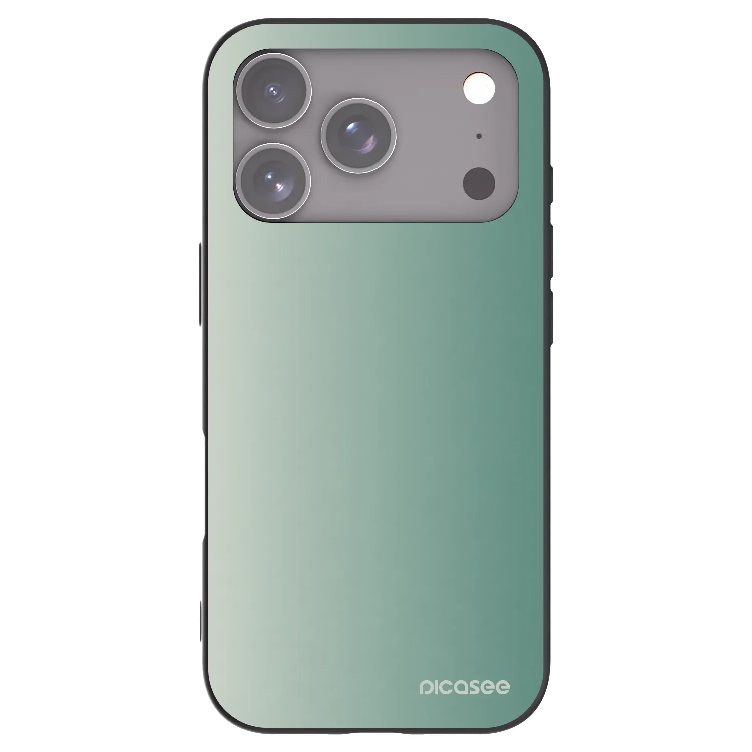 Picasee fekete szilikon tok az alábbi mobiltelefonokra Apple iPhone 17 Pro - Misty Sage
