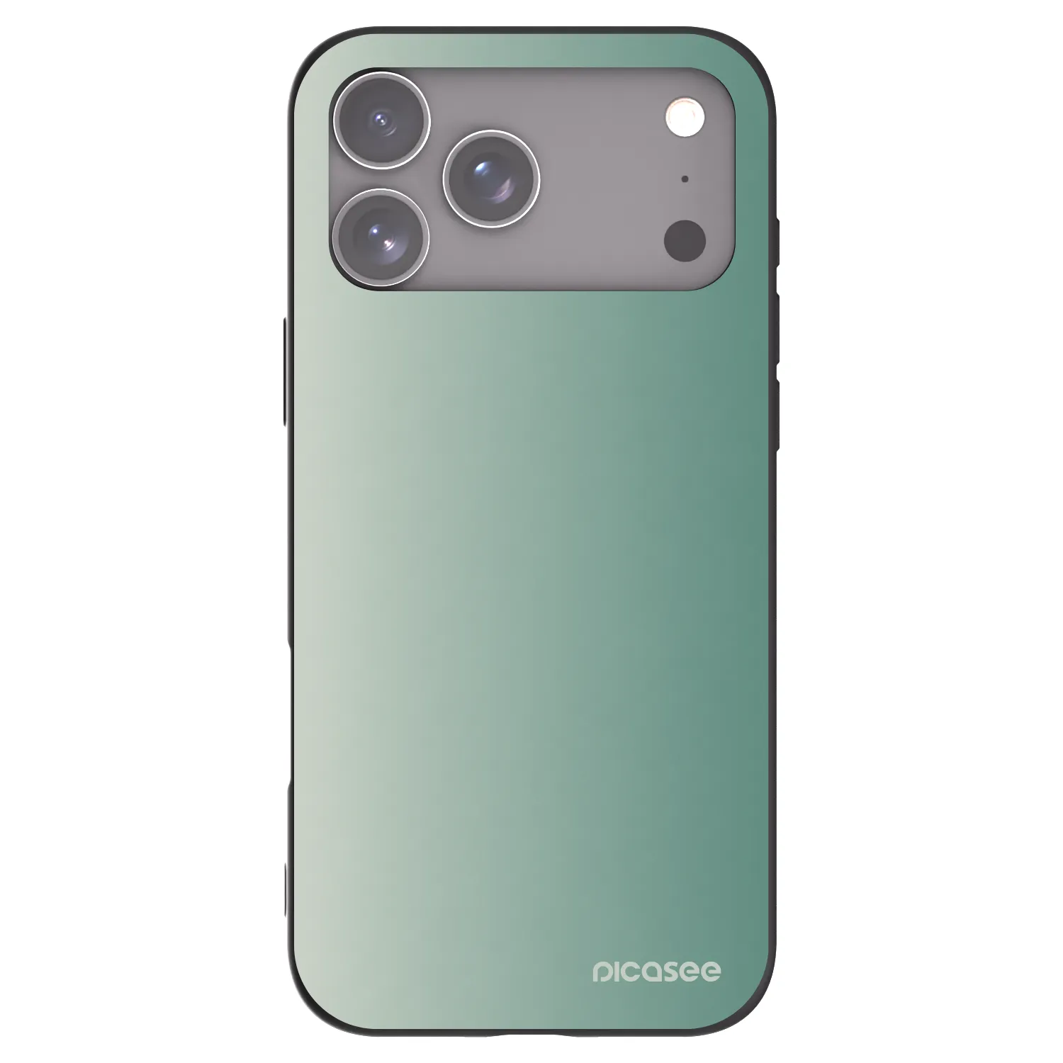 Picasee fekete szilikon tok az alábbi mobiltelefonokra Apple iPhone 17 Pro Max - Misty Sage