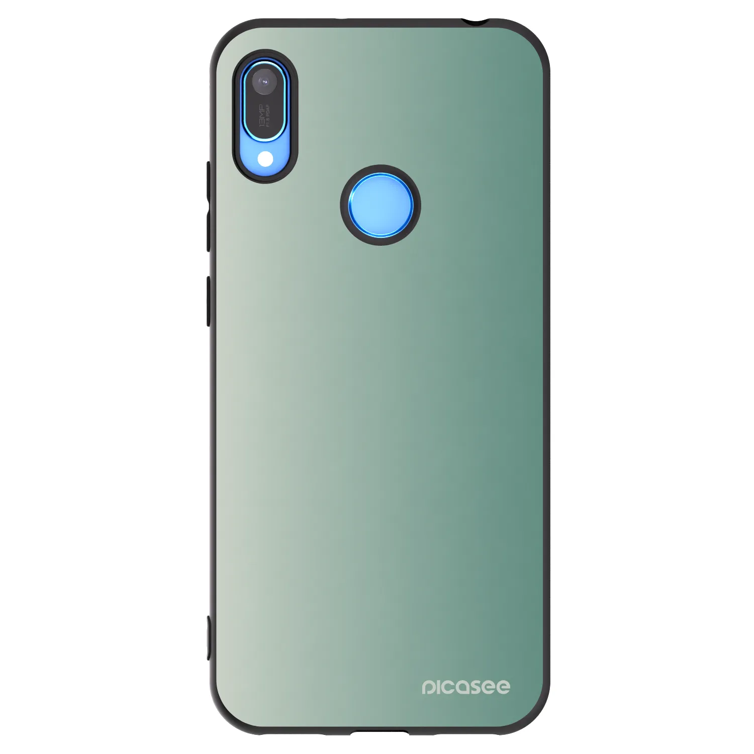 Picasee fekete szilikon tok az alábbi mobiltelefonokra Huawei Y6 2019 - Misty Sage