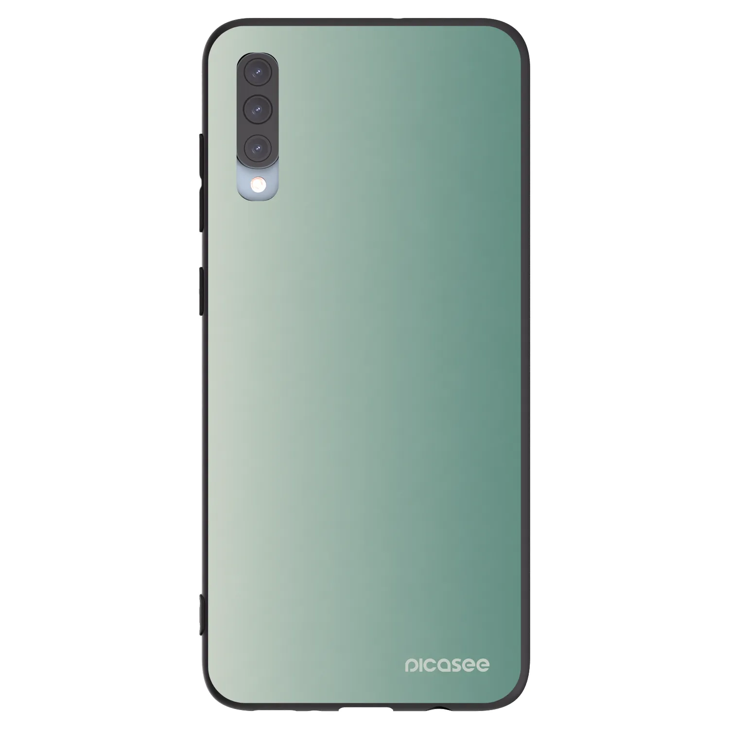 Picasee fekete szilikon tok az alábbi mobiltelefonokra Samsung Galaxy A70 A705F - Misty Sage