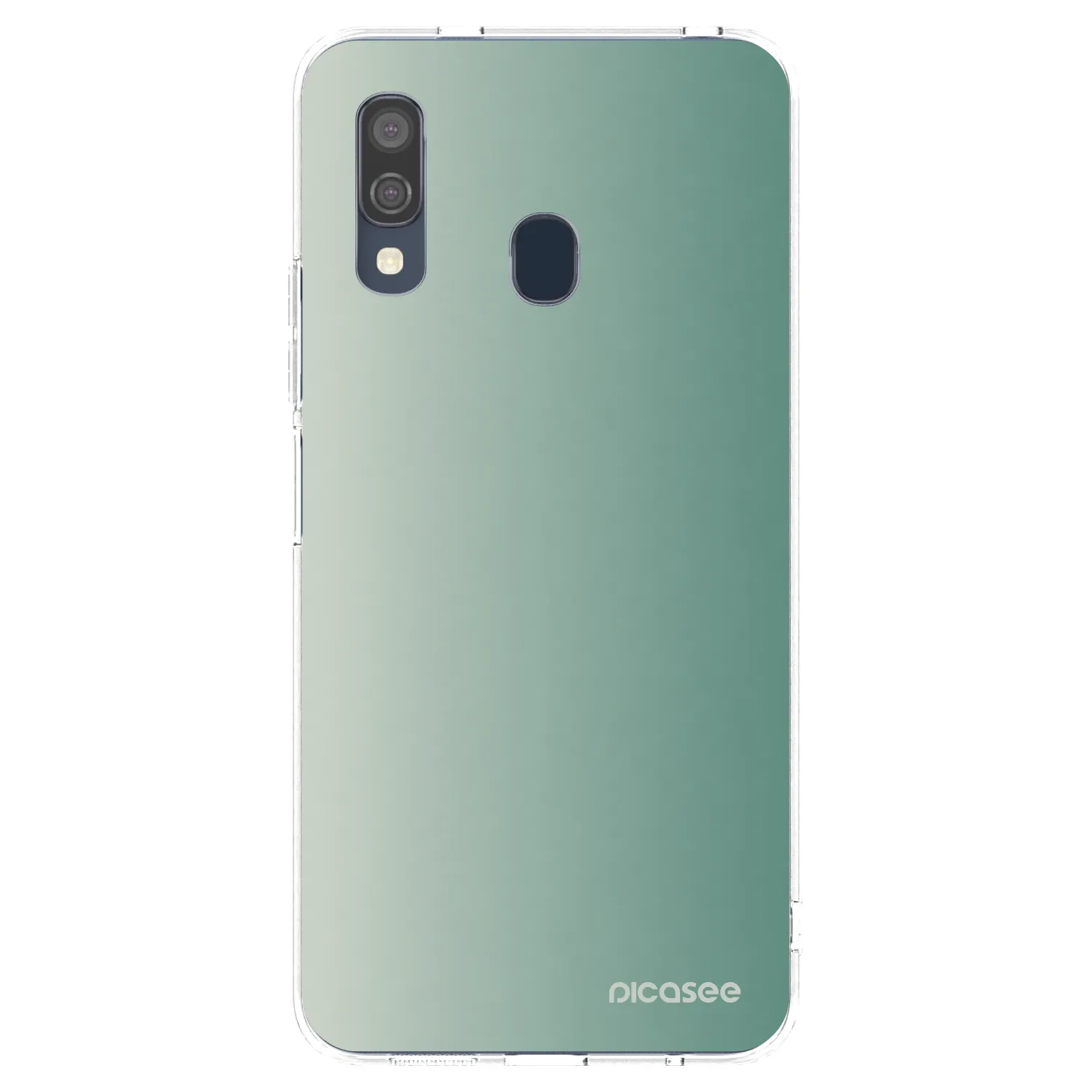 Picasee átlátszó szilikon tok az alábbi mobiltelefonokra Samsung Galaxy A40 A405F - Misty Sage
