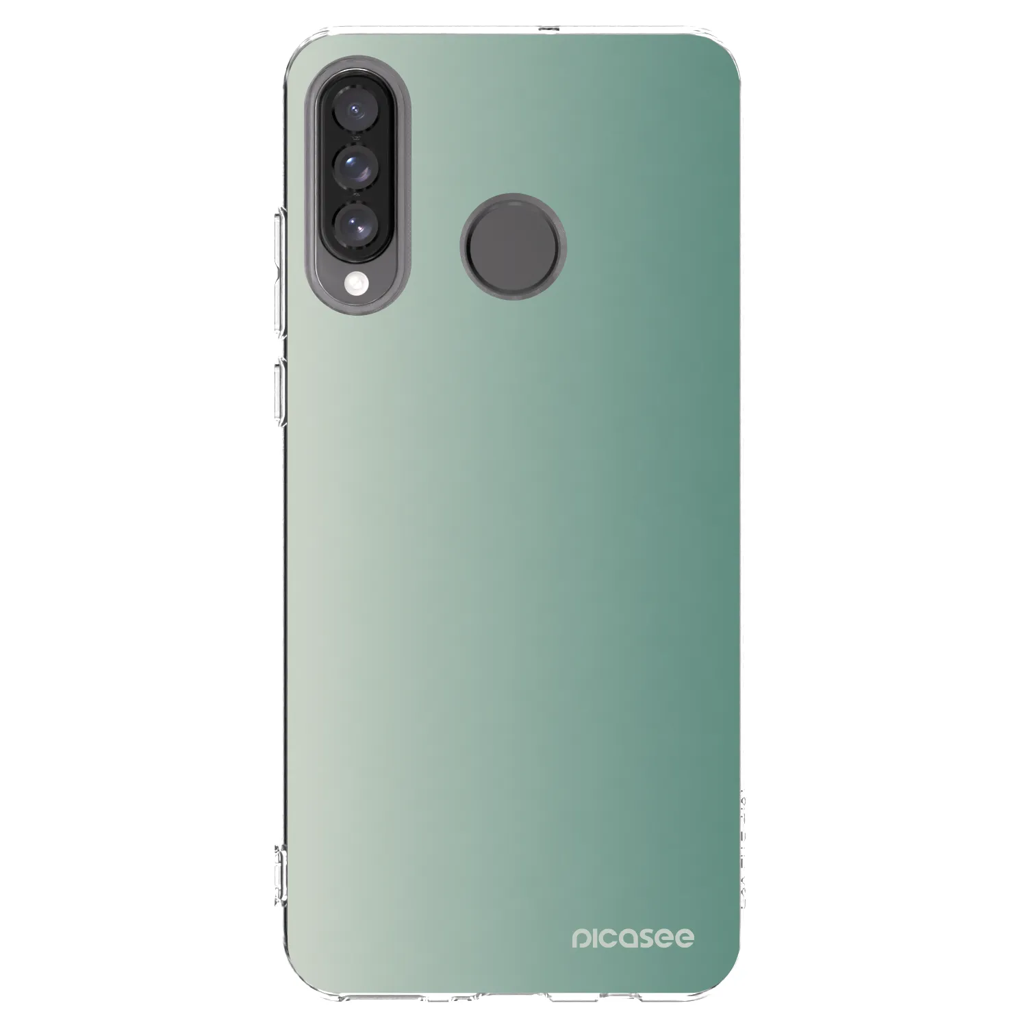 Picasee átlátszó szilikon tok az alábbi mobiltelefonokra Huawei P30 Lite - Misty Sage
