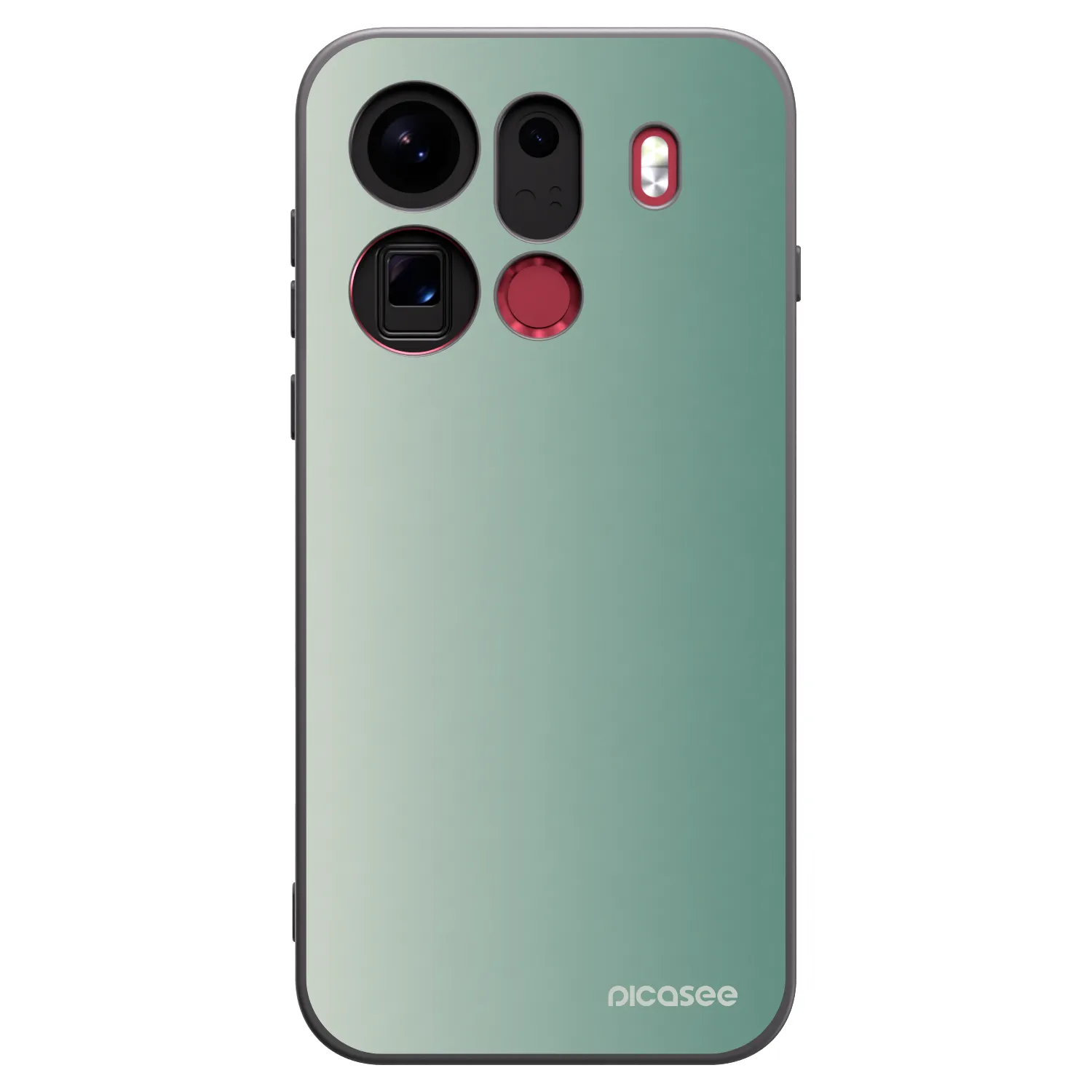 Picasee fekete szilikon tok az alábbi mobiltelefonokra OPPO Find X9 Pro - Misty Sage