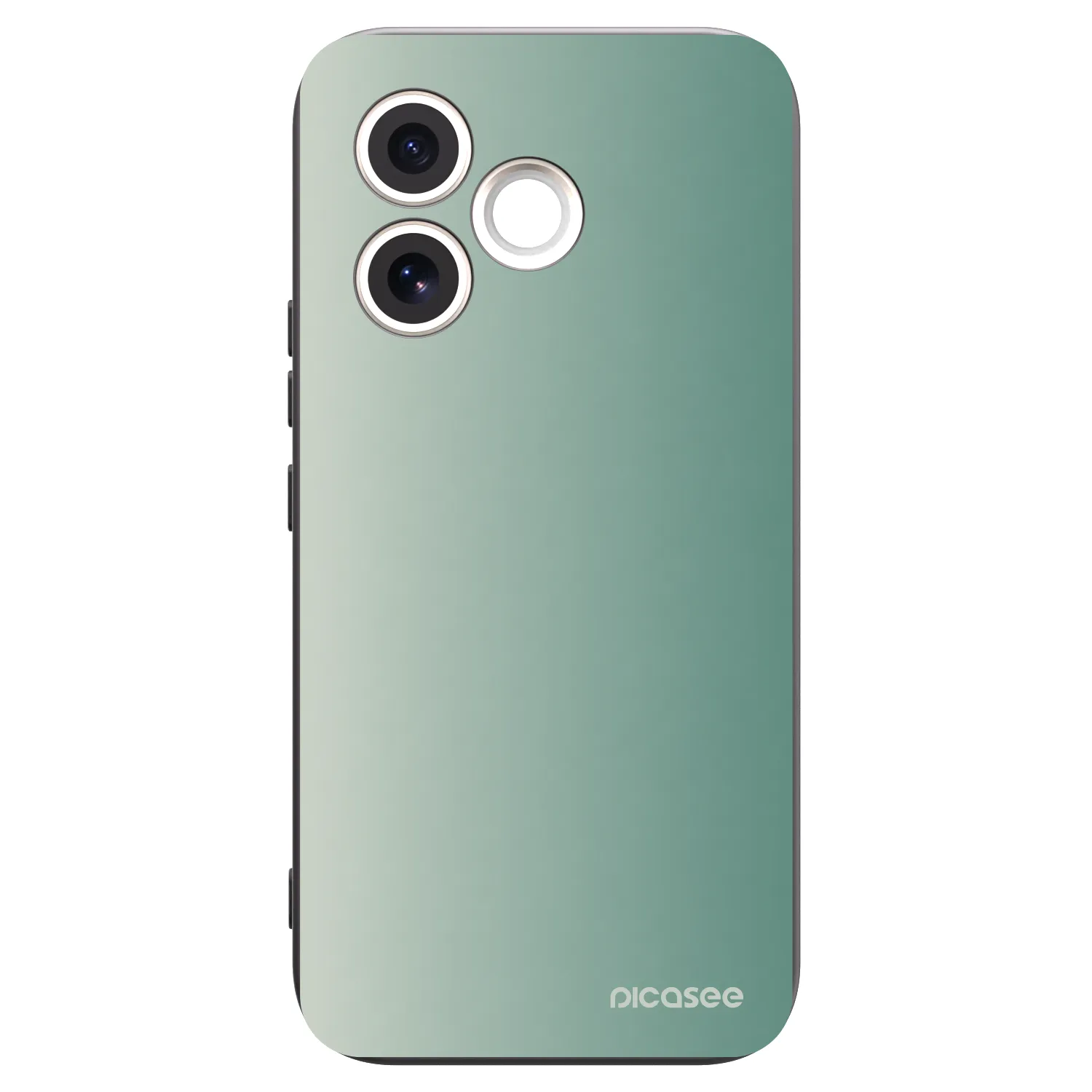 Picasee fekete szilikon tok az alábbi mobiltelefonokra Honor 600 Lite - Misty Sage