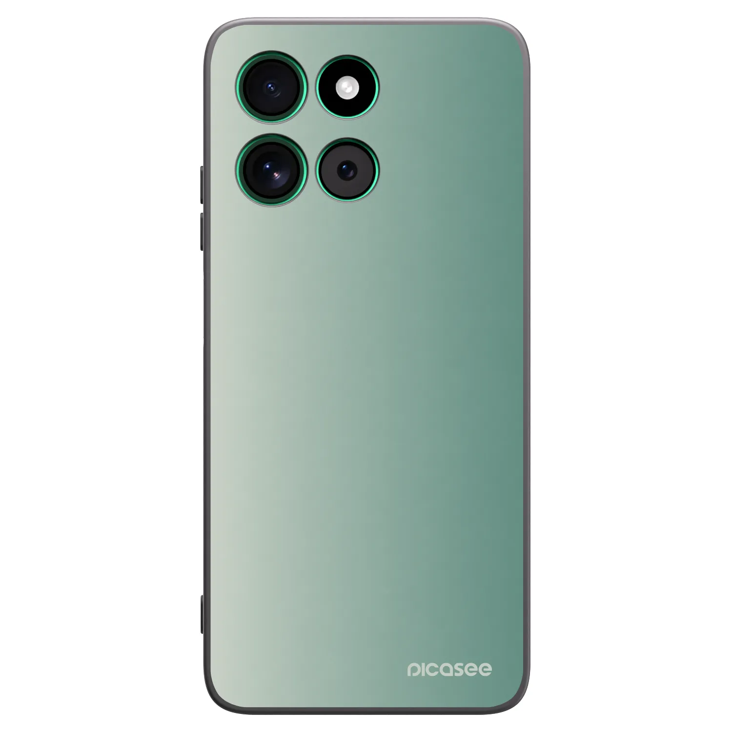 Picasee fekete szilikon tok az alábbi mobiltelefonokra Motorola Moto G57 Power - Misty Sage