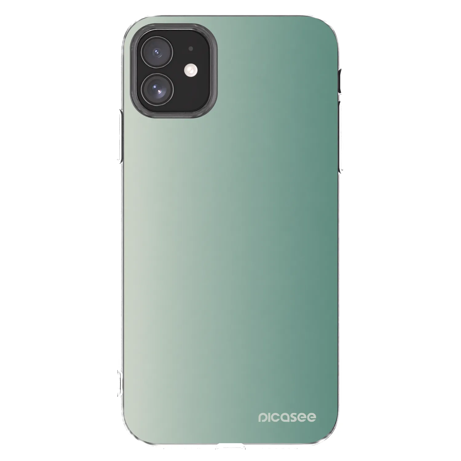 Picasee átlátszó szilikon tok az alábbi mobiltelefonokra Apple iPhone 11 - Misty Sage