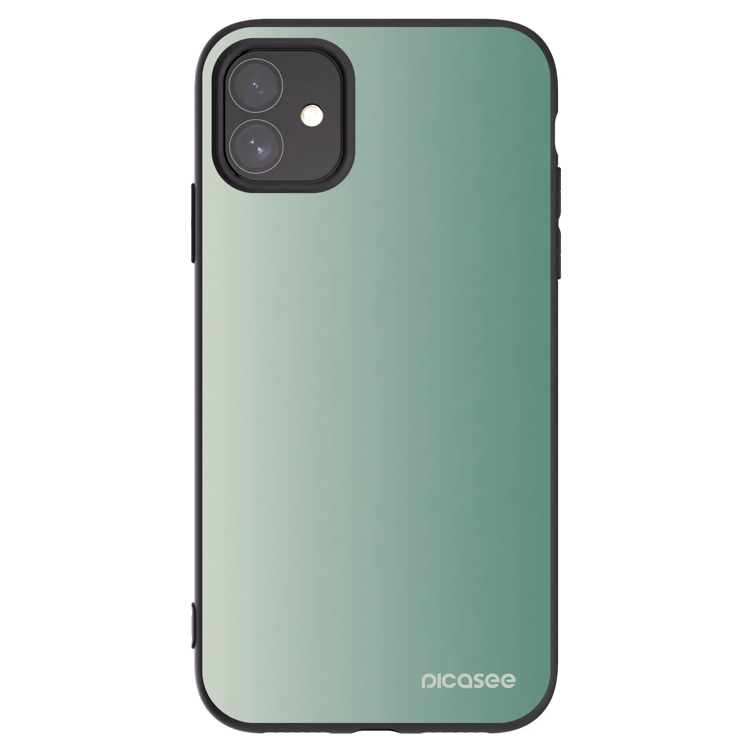 Picasee fekete szilikon tok az alábbi mobiltelefonokra Apple iPhone 11 - Misty Sage
