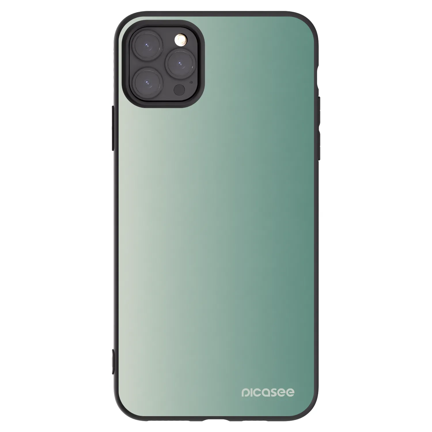 Picasee fekete szilikon tok az alábbi mobiltelefonokra Apple iPhone 11 Pro Max - Misty Sage