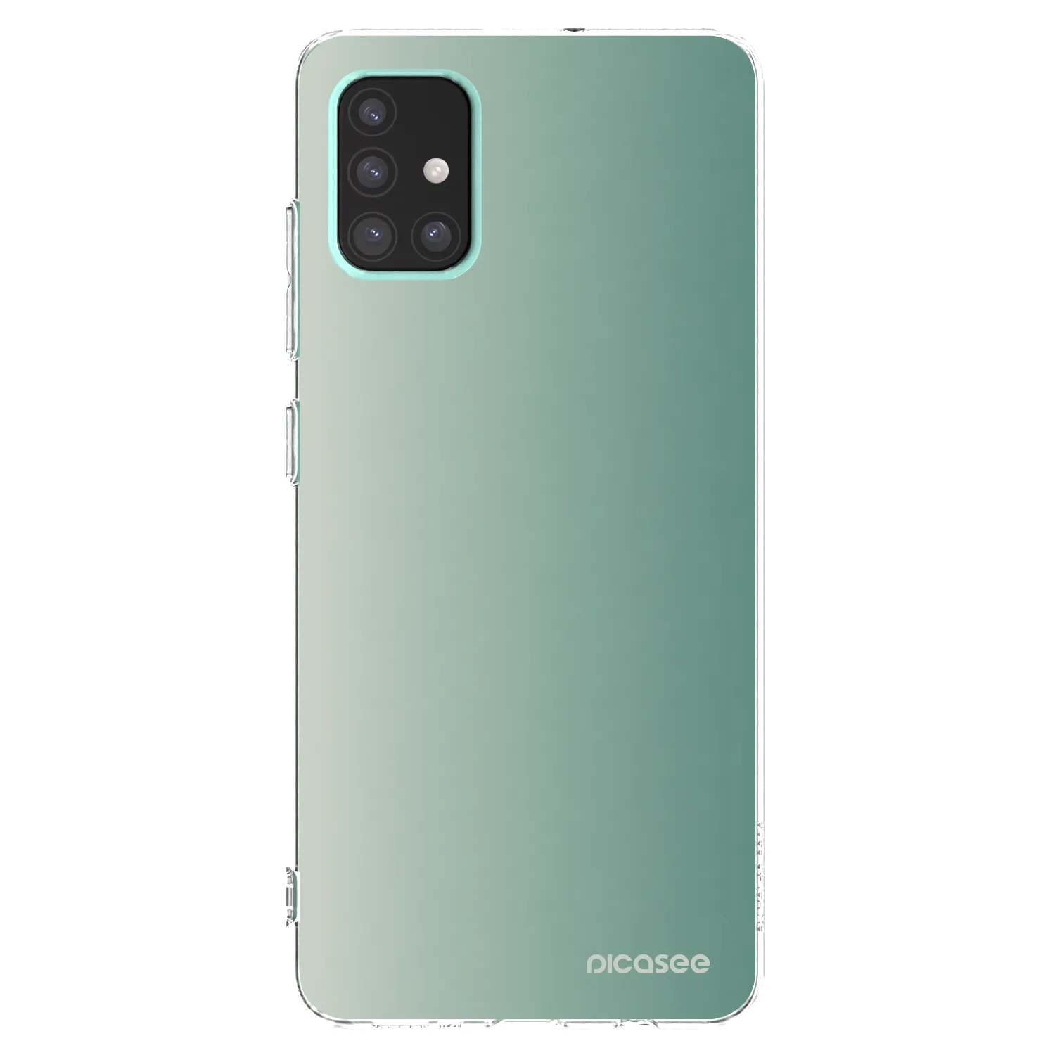 Picasee átlátszó szilikon tok az alábbi mobiltelefonokra Samsung Galaxy A51 A515F - Misty Sage