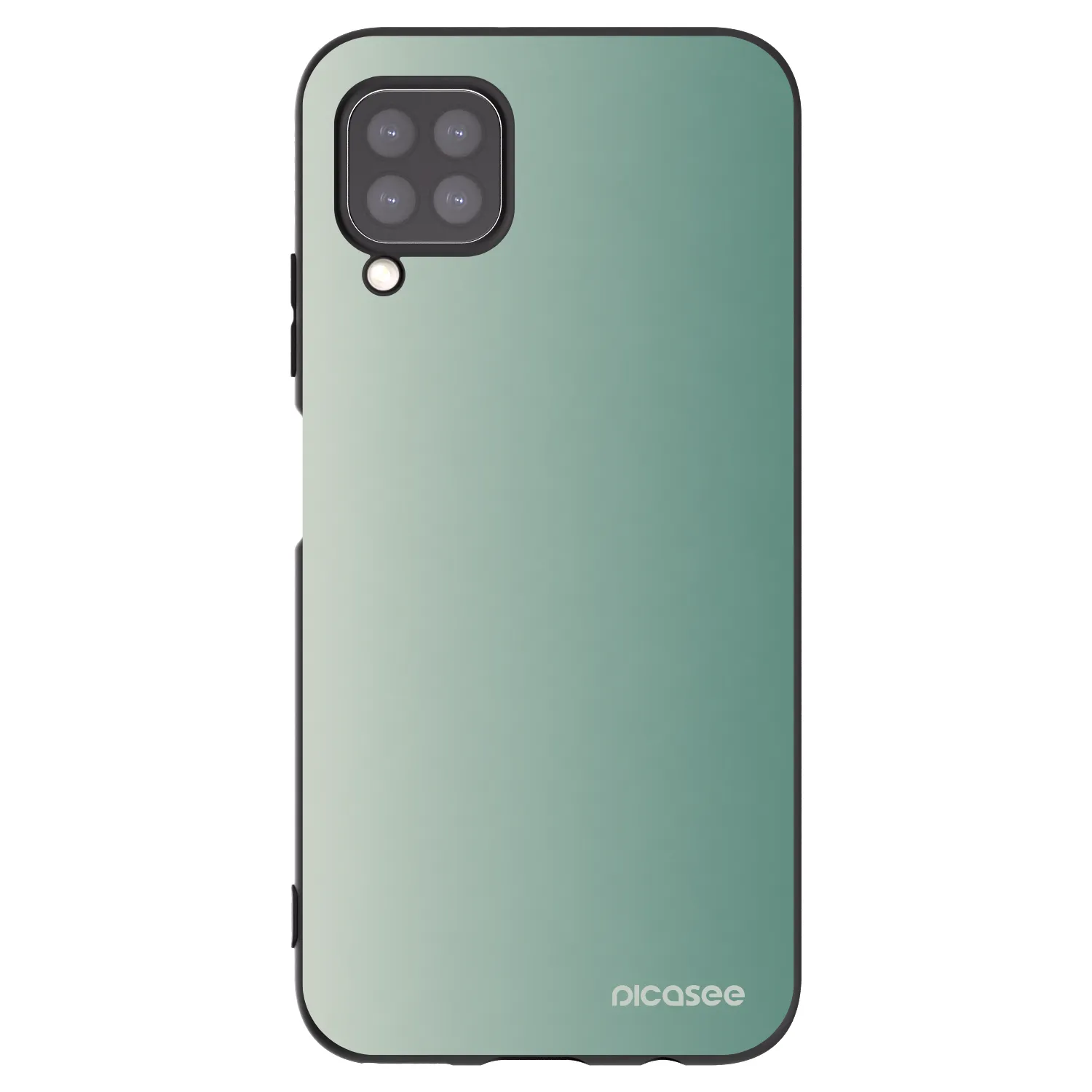 Picasee fekete szilikon tok az alábbi mobiltelefonokra Huawei P40 Lite - Misty Sage