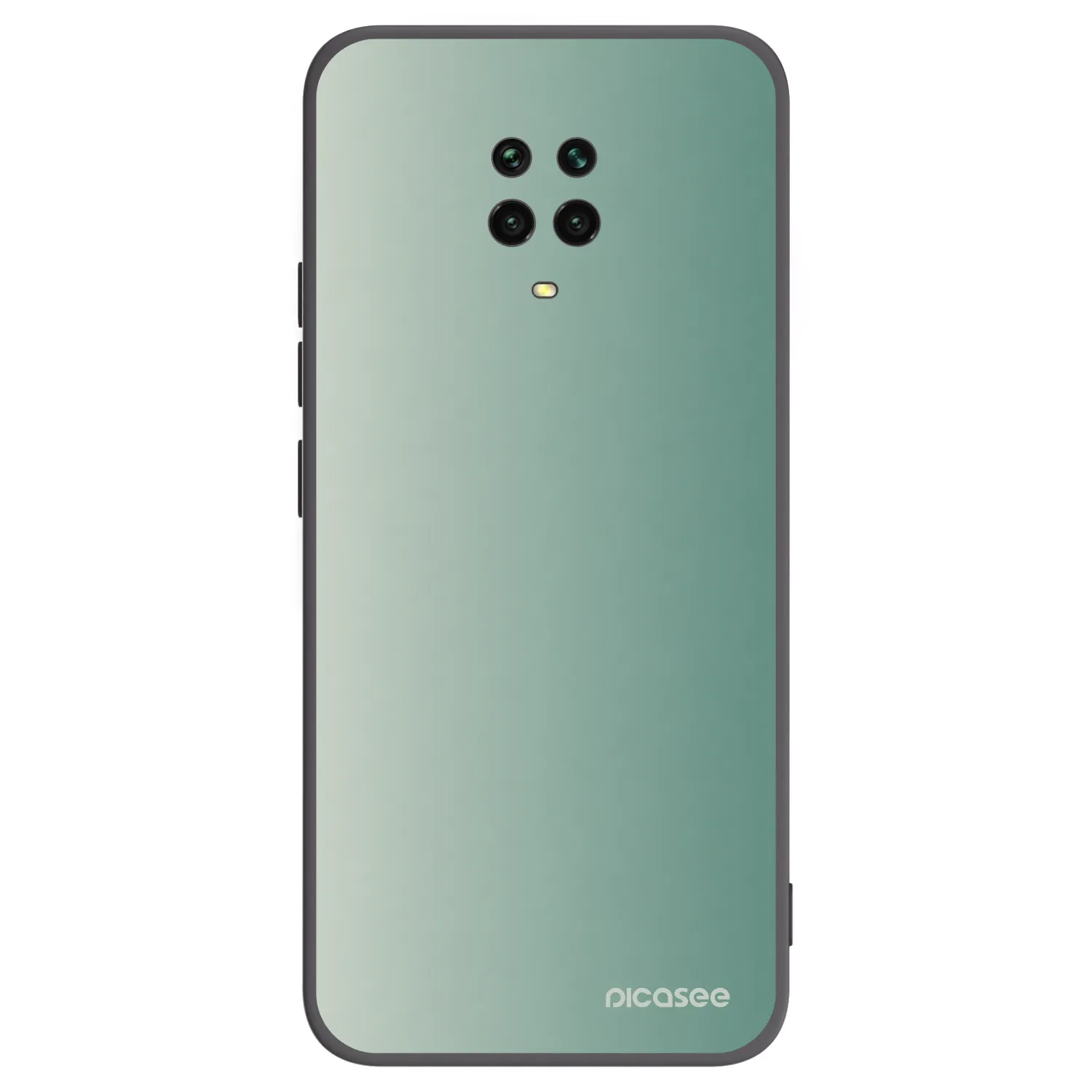 Picasee fekete szilikon tok az alábbi mobiltelefonokra Xiaomi Redmi Note 9S - Misty Sage