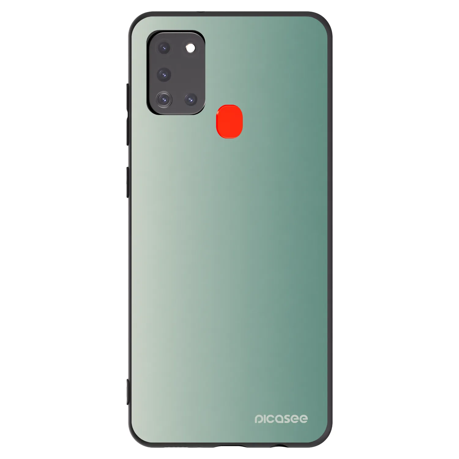 Picasee fekete szilikon tok az alábbi mobiltelefonokra Samsung Galaxy A21s - Misty Sage