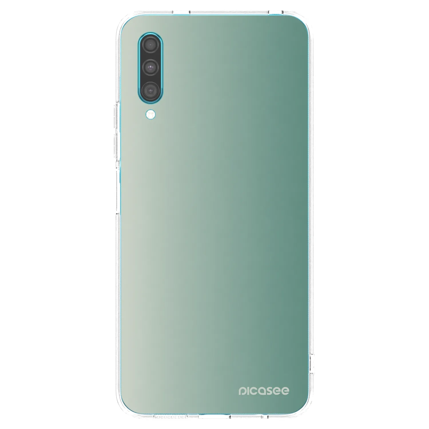 Picasee átlátszó szilikon tok az alábbi mobiltelefonokra Samsung Galaxy A30s A307F - Misty Sage