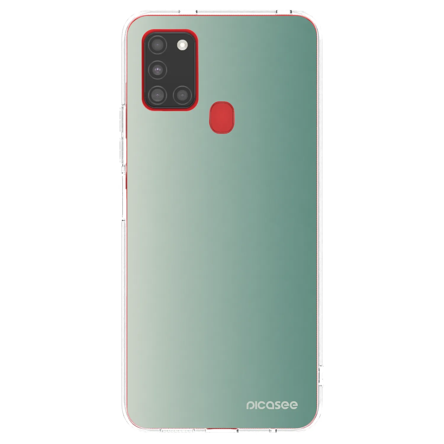 Picasee átlátszó szilikon tok az alábbi mobiltelefonokra Samsung Galaxy A21s - Misty Sage