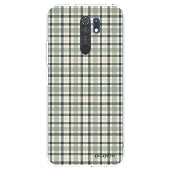 Picasee átlátszó szilikon tok az alábbi mobiltelefonokra Xiaomi Redmi 9 - Sage Tartan