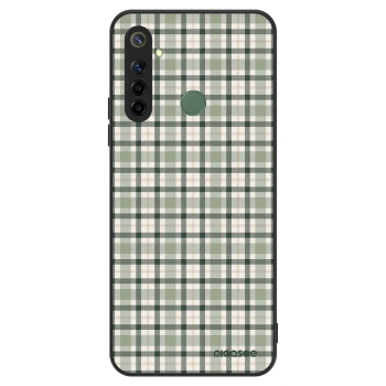 Szilikon tok erre a típusra Realme 6i - Sage Tartan