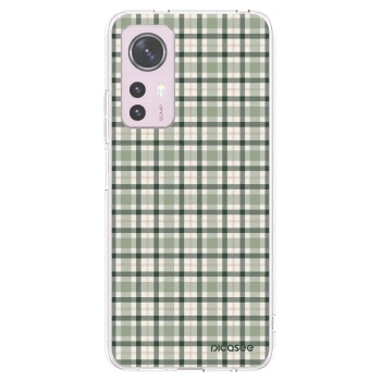Picasee átlátszó szilikon tok az alábbi mobiltelefonokra Xiaomi 12 - Sage Tartan