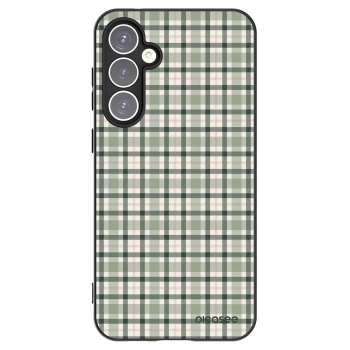 Picasee fekete szilikon tok az alábbi mobiltelefonokra Samsung Galaxy S23 FE S711B - Sage Tartan