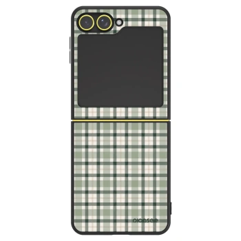 Szilikon tok erre a típusra Samsung Galaxy Z Flip5 5G - Sage Tartan