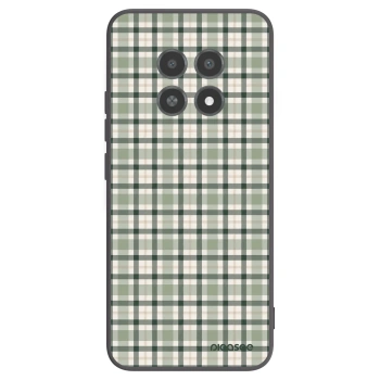 Picasee fekete szilikon tok az alábbi mobiltelefonokra Realme 12X - Sage Tartan