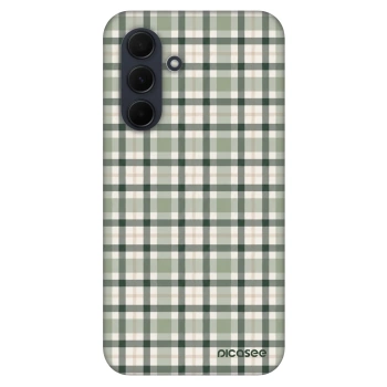 Szilikon tok erre a típusra Samsung Galaxy A35 5G A356B - Sage Tartan