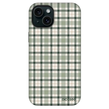 Szilikon tok erre a típusra Apple iPhone 13 - Sage Tartan