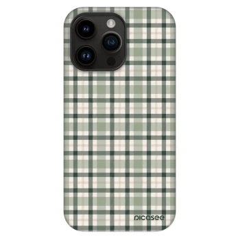 Szilikon tok erre a típusra Apple iPhone 14 Pro Max - Sage Tartan