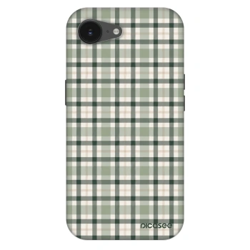 Szilikon tok erre a típusra Apple iPhone 16e - Sage Tartan