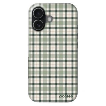 Szilikon tok erre a típusra Apple iPhone 17 - Sage Tartan