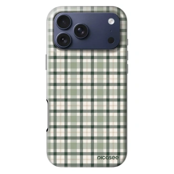 Szilikon tok erre a típusra Apple iPhone 18 Pro Max - Sage Tartan