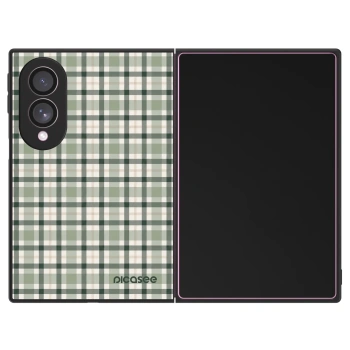 Szilikon tok erre a típusra Samsung Galaxy Z Fold8 5G - Sage Tartan