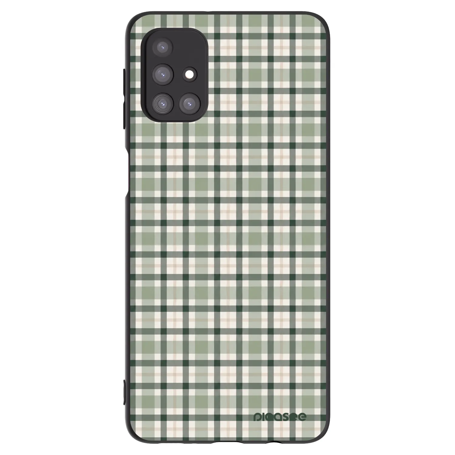 Picasee fekete szilikon tok az alábbi mobiltelefonokra Samsung Galaxy M31s - Sage Tartan