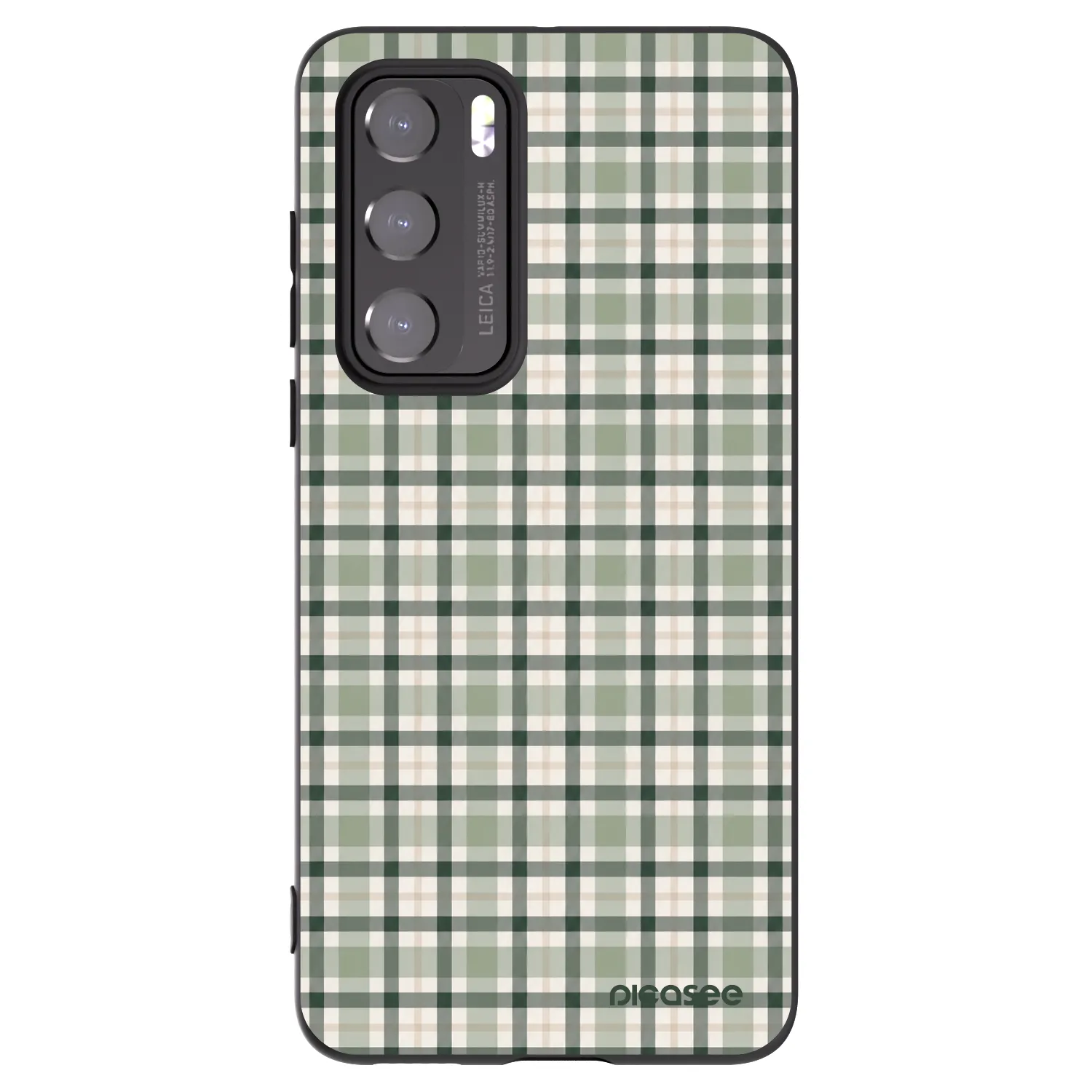 Picasee fekete szilikon tok az alábbi mobiltelefonokra Huawei P40 - Sage Tartan
